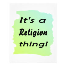 It's a religion thing! personalised announcement