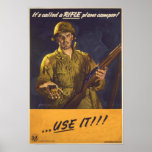 Its a rifle poster