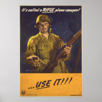 Its a rifle poster