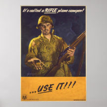 Its a rifle poster