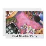 It's A Slumber Party invitations