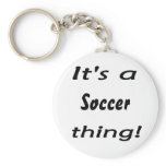 It's a soccer thing! keychains