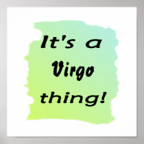 It's a Virgo thing!