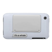 It's A Whale iPhone Case iPhone 3 Cases