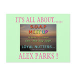 IT'S ALL ABOUT......, ALEX PARKS ! POSTCARD