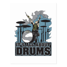 It's All About Drums Post Card