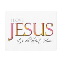 It's All About Him Postcards