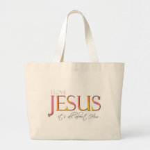 It's All About Him Tote Bags