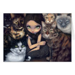 "It's All About the Cats" Greeting Card