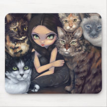 "It's All About the Cats" Mousepad