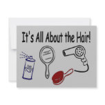 It's All About the Hair! invitations