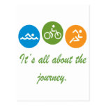 It's all about the journey - Triathlon Postcard