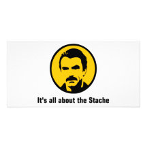It's All About the Stache Photo Cards
