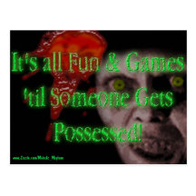 it's All Fun and Games...postcard