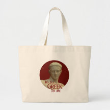 It's All Greek to Me Canvas Bags