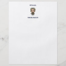 It's All Your Fault Personalised Flyer
