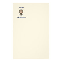 It's All Your Fault Personalised Stationery