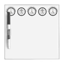 IT'S ALWAYS MARTINI TIME SOMEWHERE DRY ERASE BOARD