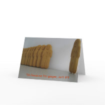 "It's because I'm ginger, isn't it?" Greeting Cards