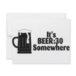 Its Beer 30 Somewhere invitations