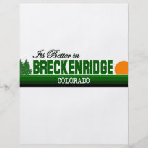 Its Better in Breckenridge, Colorado Custom Flyer