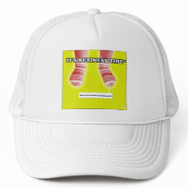 It's business time! mesh hat