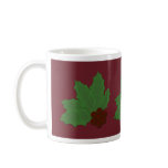 It's Christmas! Go for Baroque! Burgundy Backgrnd mugs