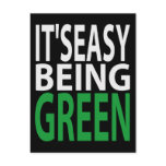 IT'S EASY BEING GREEN postcards
