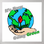It's Easy Going Green Planet posters