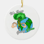 It's Easy Going Green Remember the trees 2 Ornaments