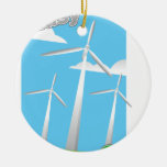 It's Easy Going Green Windmills Ornament