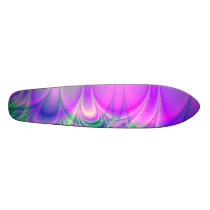 "It's Electric!" Fractal Art Skateboard