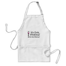 Its Girls Weekend Drunk Up Wine Apron