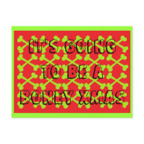 It's Going To Be A Boney Xmas Postcard