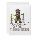 It's Gonna Be A Crime Scene invitations