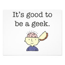 It's good to be a geek! personalized invitation