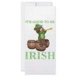 IT'S GOOD TO BE IRISH rack cards