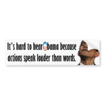 It's hard to hear Obama