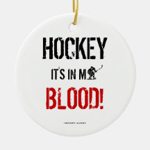 IT'S IN MY BLOOD! CHRISTMAS ORNAMENTS