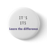 It's Its Grammar buttons