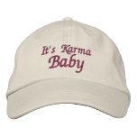 It's Karma Baby Affirmation Embroidered Cap Embroidered Baseball Cap