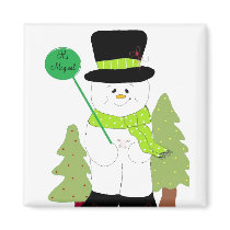 It's Magical Snowman Magnet