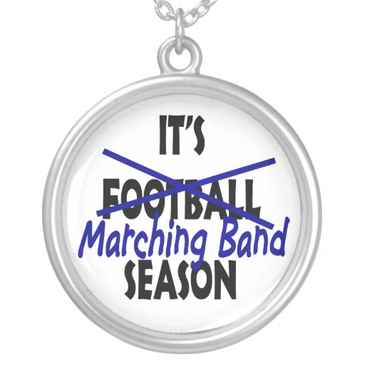 Its Marching Band Season Necklace