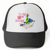 It's My 16th Birthday (Party Hats)