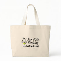 It's My 40th Birthday Tote Bags