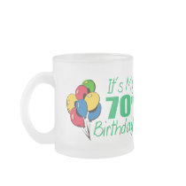 It's My 70th Birthday (Balloons) Coffee Mug