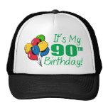 It's My 90th Birthday (Balloons) Trucker Hats