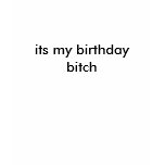 its my birthday bitch t-shirts