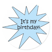 It's My Birthday Blue