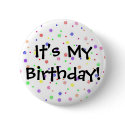 It's My Birthday! buttons